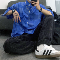 Free Shipping-RETRO PATCHWORK SHIRT - Thumbnail 4