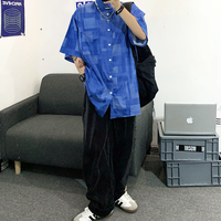 Free Shipping-RETRO PATCHWORK SHIRT - Thumbnail 5