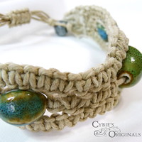Ceramic Fancy knotted bracelet - Thumbnail 1
