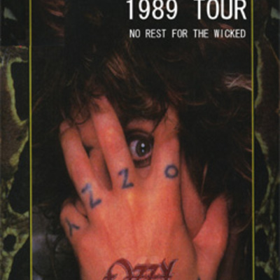 Ozzy osbourne 1989 tour no rest for the wicked dvd