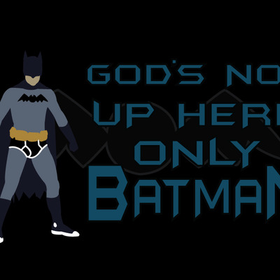 Only batman poster - 11x17"