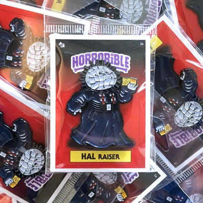 Horrorible kids hal raiser - limited edition enamel pin