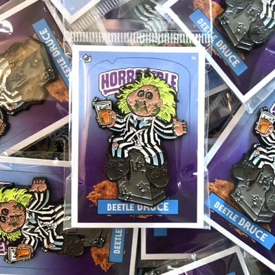 Horrorible kids beetle bruce - limited edition enamel pin