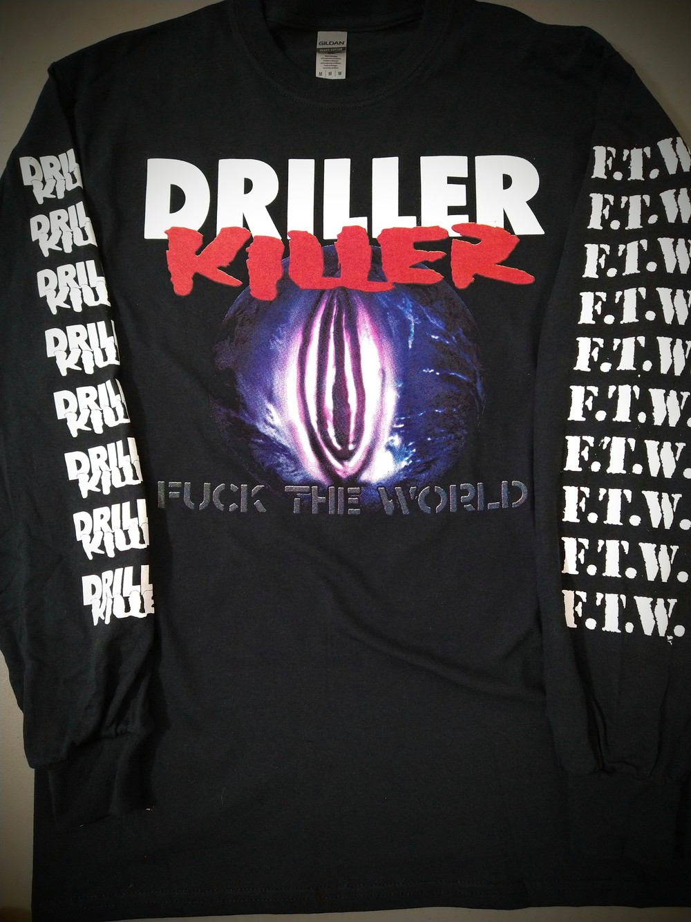 鬼フェード 90s 〜 USA生地 DRILLERKILLER バンドTシャツ 鬼フェード 90s 〜 USA生地 DRILLERKILLER バンドTシャツ