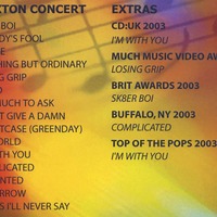 AVRIL LAVIGNE Brixton London UK March 25,2003 DVD - Thumbnail 1