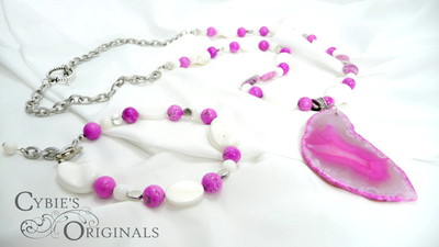 Custom Pink Crazy Lace Set