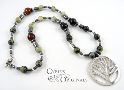 Tree with Serpentine Necklace
