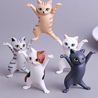 5pcs/set cat pen holder blind box kitty toy