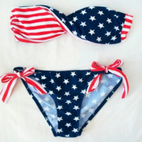 Sexy Flag Bandeau Bikini~Swimsuit - Thumbnail 3