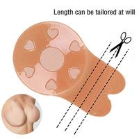 2 Pairs Sticky Bra Invisible Adhesive Bra Backless Strapless Reusable Push Up Lift Nipple Covers for Women - Thumbnail 1