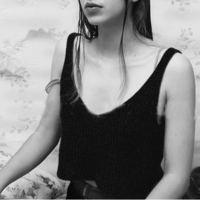 Loose Knit Camisole Shirt Tops - Thumbnail 2