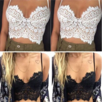 Lace Sexy Sleeveless Camisole Shirt - Thumbnail 1