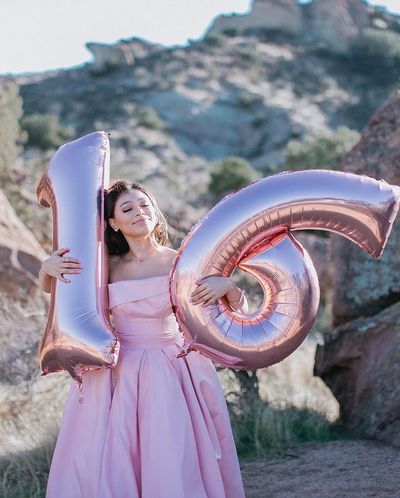 Cute A-Line Strapless Pink Satin Sweet 16 Party Dresses Formal Prom Dresses