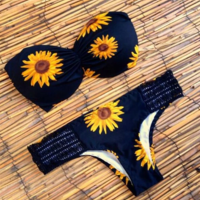 Sexy Printing Pattern Bikini Swimsuit Swimwear Set - Thumbnail 1