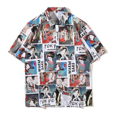 Ukyio-e geisha shirt
