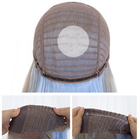 wig air bangs gradient fake hair inner buckle long hair  - Thumbnail 5