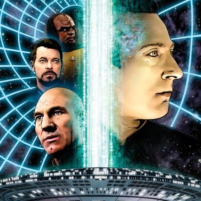 Star trek: the next generation: the space between #5 artist print