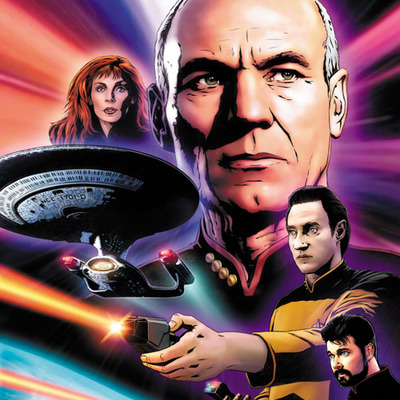 Star trek: the next generation: ghosts #1 artist print