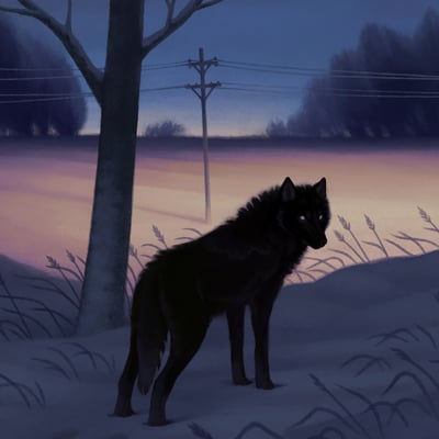 Wolf, i knew - print - Thumbnail 1
