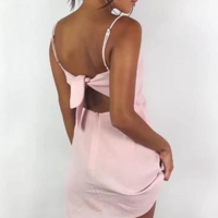 Fashion Butterfly Sexy Backless Strap Dress - Thumbnail 2