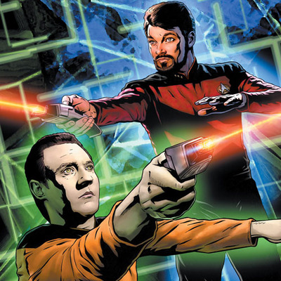 Star trek: the next generation: intelligence gathering #1 artist print