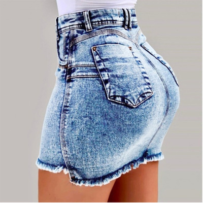 Sexy Package Hip Denim Skirt