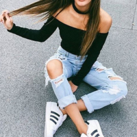 Women'S Fashion Strapless Long Sleeve T-Shirts - Thumbnail 2