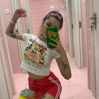 Japanese Anime Cartoon White Crop Top Short Sleeve T-shirt - Thumbnail 3