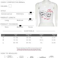 Cute Sexy White Skull Ribbed Sleeveless Tank Crop Top T-shirt Punk Goth Aesthetic  Summer Party E-Girl Kawaii Korean Japanese Harajuku Streetwear - Thumbnail 1