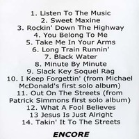 THE DOOBIE BROTHERS Farewell Tour 1982 DVD - Thumbnail 1