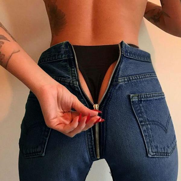 Zipper Women'S Sexy Jeans