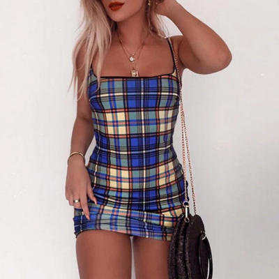 Sling fashion sleeveless dress