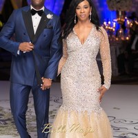 Plus Size Black Girl Prom Dress Mermaid Deep V Neck Women Party Gowns For Wedding African Champagne Prom Dresses With Sheer Long Sleeves，866 - Thumbnail 1