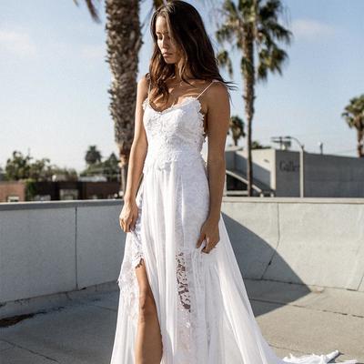 Beach backless wedding dress,wedding dress, cheap wedding dress, cheap wedding gown, bridal wedding dress,440 - Thumbnail 4