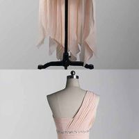 Elegant Homecoming Dress,High Low Prom Dress,One Shoulder Party Dress,447 - Thumbnail 1