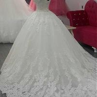 Ball Gown Lace Wedding dress,wedding dress, cheap wedding dress, cheap wedding gown, bridal wedding dress,453 - Thumbnail 2