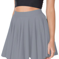 New fashion court simple candy solid color pleated skirt - Thumbnail 5