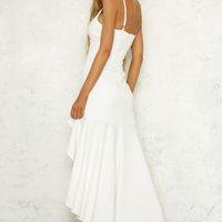 White maxi dress,beach maxi dress, summer maxi dresses,short party dress,cheap prom dresses,965 - Thumbnail 1