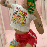 Harajuku Sailor Moon White Top Tee - Thumbnail 1