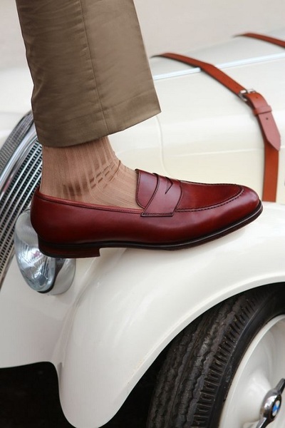 Best Burgundy Handmade Loafer Shoes, Men Leather Slip ons Leather Dress Shoe