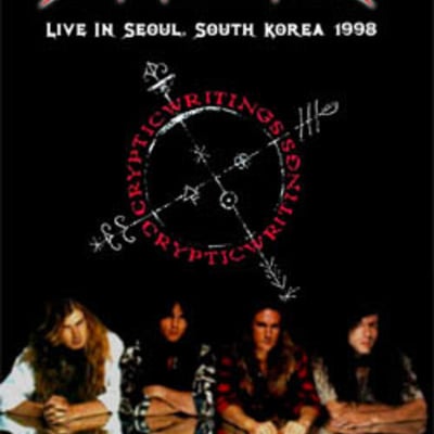 Megadeth live in seoul, south korea 1998 dvd 