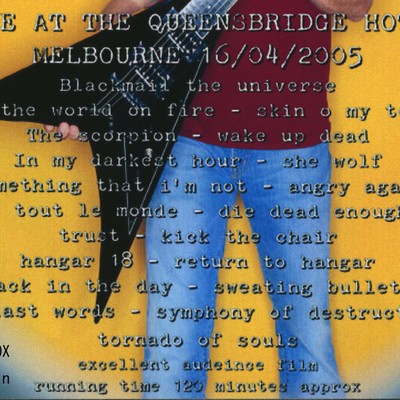 Megadeth melbourne 2005 dvd