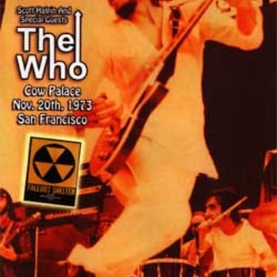 The who live at the cow palace, in san francisco, ca 11.20.1973 dvd