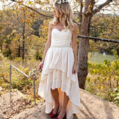 Sweetheart country wedding dresses bridal gown - Thumbnail 2