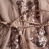 Reverse - Life Of The Party Strapless Sequin Romper - Rose Gold - Thumbnail 2