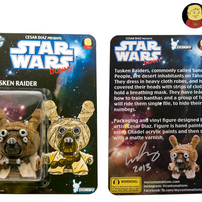 Star wars tusken raider dunny carded custom