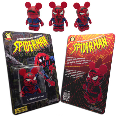 Spiderman carded custom vinylmation