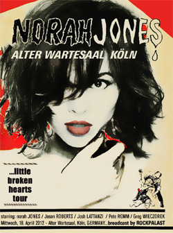 NORAH JONES Live At The Rockpalast, Alter Wartesaal, Cologne Germany 04.18.2012 DVD