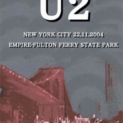 U2 new york city 22.11.2004 empire-fulton ferry state park dvd - Thumbnail 5