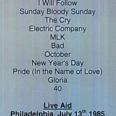 U2 westfallen halle dortmund,germany november 21st,1984 dvd